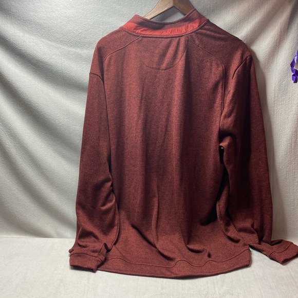 Johnnie-O Rust  red 1/4 zip pullover size Extra Extra Large - Picture 4 of 4